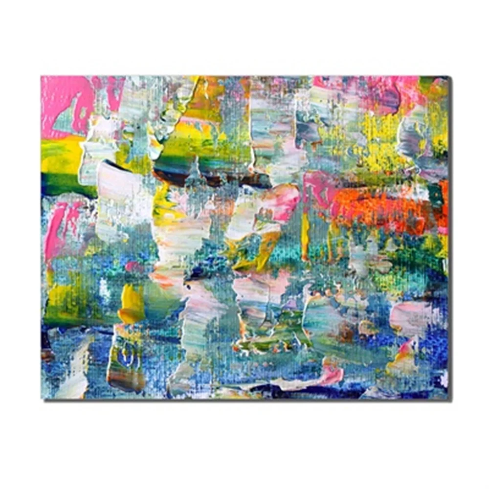 

Abstract Colorful Graffiti Fashionable Scene No Frame Canvas Oil Painting Poster Bedroom Bedside Wall Art Printed For Home Decor