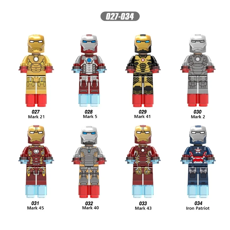 

Iron Man Mark Single Sale Avengers Super Hero Compatible Legoingly Figures Building Blocks Bricks Set Model Toys For Children
