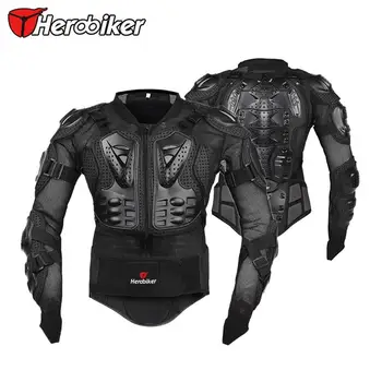 

HEROBIKER Men Motorcycle Motocross Off-Road Racing Riding Body Support Jacket Protector Guard Protection Gear Back Support