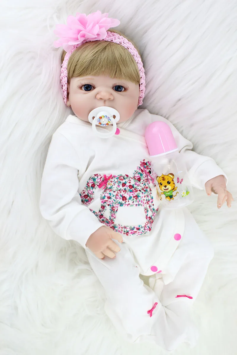 Npk Lifelike Baby Doll Toy 18 Inch Full Vinyl Smile ...