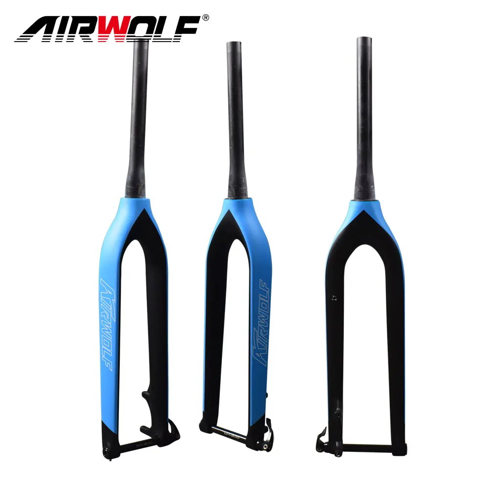 29ER tapered 100*15mm thru axle mountain bicycle fork,compare with Rock Shox bicycle fork,high quality carbon mtb fork