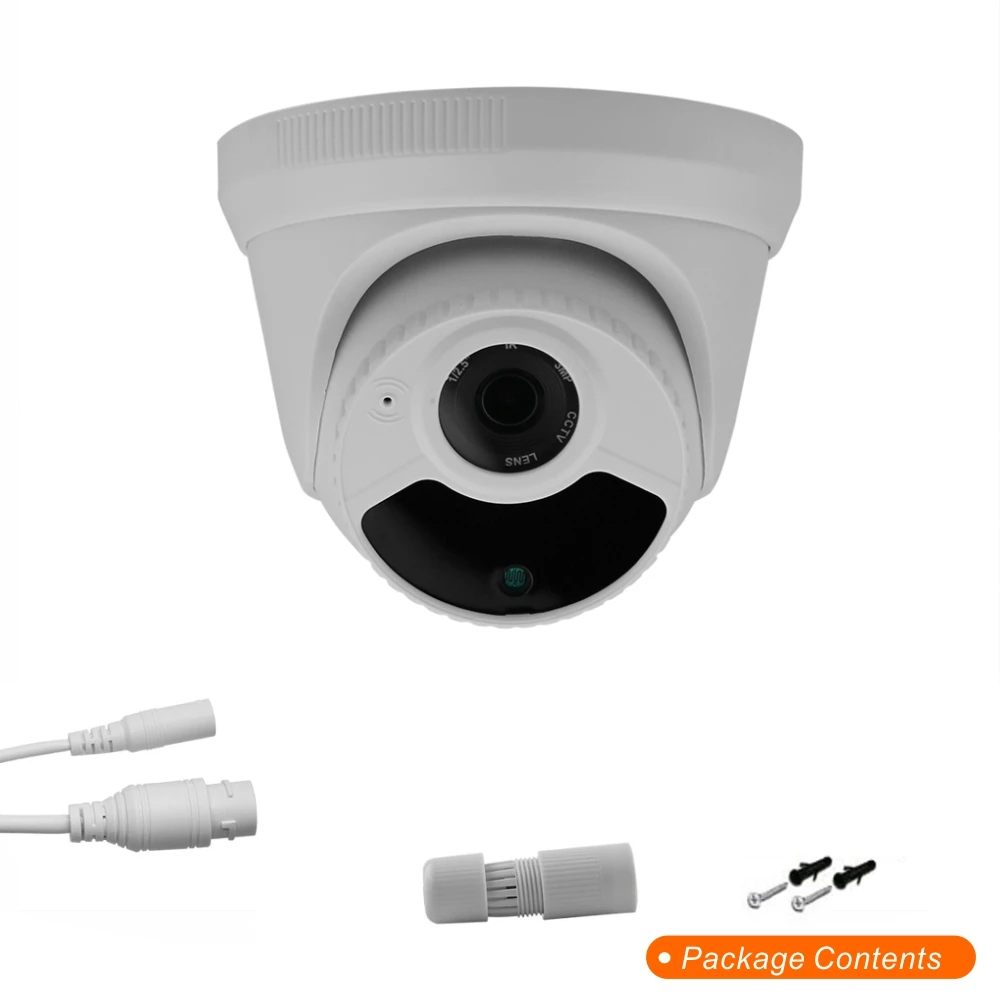 ENSTER H.265 внутренняя Onvif HD 1080P PoE ip-камера с поддержкой обнаружения движения, Электронная сигнализация с фотографическим снимком, встроенный микрофон