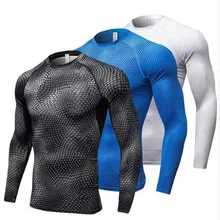 Yuerlian компрессионная футболка для бега Мужской Плотный трикотаж спортивный костюм для фитнеса Тренажерный Зал Беговая футболка Demix Бодибилдинг спортивная одежда