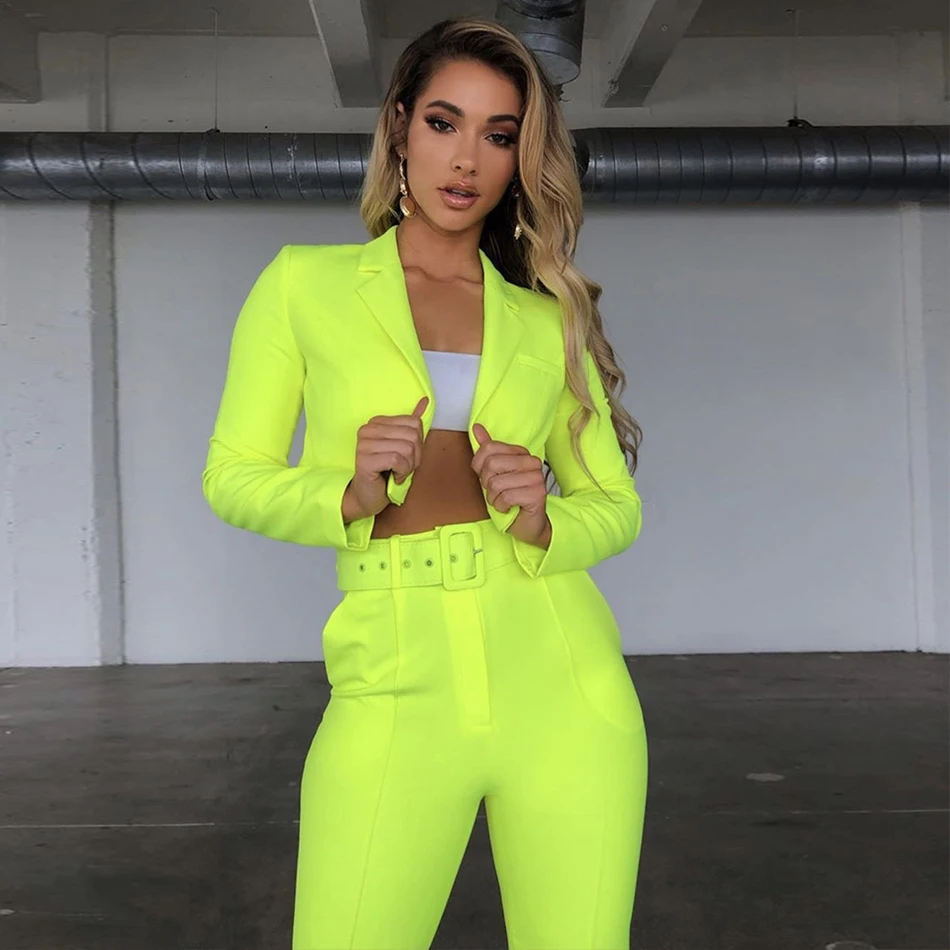 Adyce 2019 Nieuwe Herfst Vrouwen Club Celebrity Avond Party Sets Vestidos Groen Oranje Tops & Broek 2 Twee Delige Set night Out Club Set Adyce 2019 Nieuwe Herfst Vrouwen Club Celebrity Avond Party Sets Vestidos Groen Oranje Tops & Broek 2 Twee Delige Set night Out Club Set