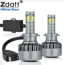 Zdatt 360 градусов освещения 4 CSP светодио дный H7 светодио дный Canbus лампа 100 W 14400LM авто фары автомобиля светодио дный Свет 12 V 6000 K белый