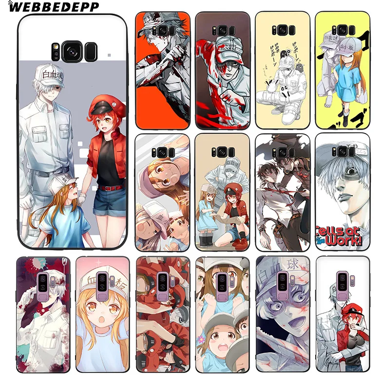 WEBBEDEPP Cells At Work аниме Мягкий ТПУ силиконовый чехол для Samsung Galaxy S10 S10e S9 S8 Plus S7 S6 Edge &amp J6