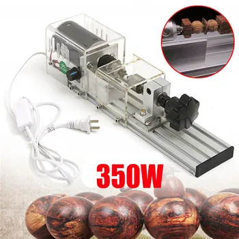 

350W New Precision Mini Wood Lathe Machine DIY Woodworking Lathe Polishing Cutting Drill Rotary Tool Standard Set Bench Drill