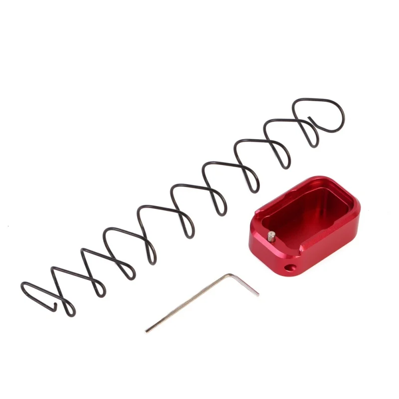 

Red Black Blue Base Pad Kit Small Spanner With Spring Hunting Tool Accessory (For Standard Sized Glocks 9/40+3/4)