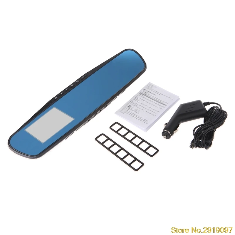 

New Arrive 720P Car DVR Camera Dash Cam with Rearview Mirror Digital Video Recorder Night Drop Shipping Support