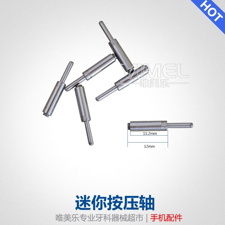 

3pcs 12mm Dental Push mini spindle for turbine handpiece dental Shaft cartridge airotors spare parts