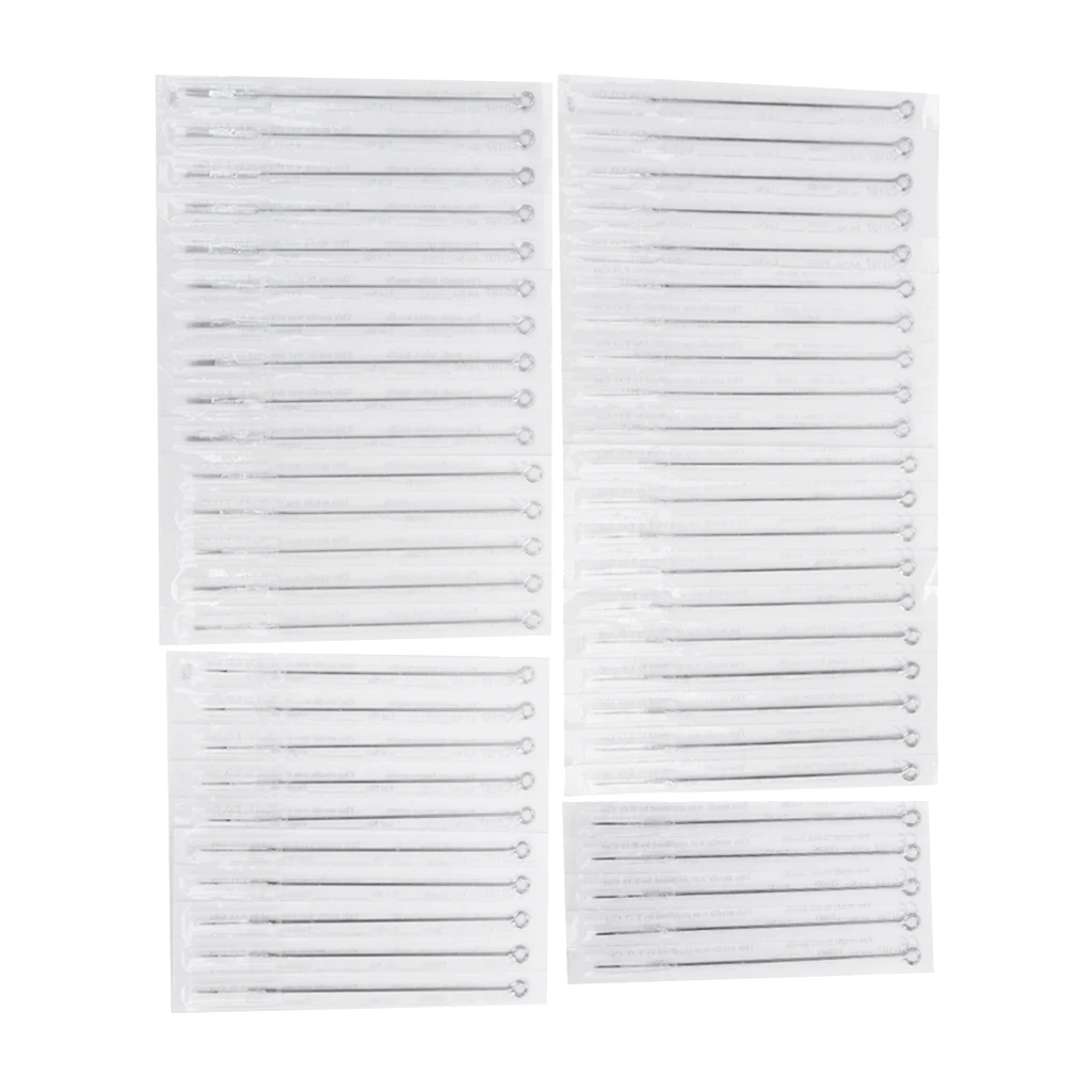 MagiDeal 50 Pieces Disposable Sterile Tattoo Needle Assorted 10 Sizes Mixed 3RL 5RL 7RL 9RL 5RS 7RS 5M1 7M1 9M1 9RM