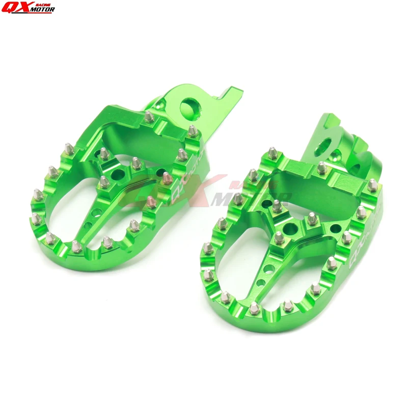 CNC Заготовка MX подножки педали для kx250f 2006 2016 kx450f 2007 klx450r 2008 2013 2009 2010 2012 2014|Подставки