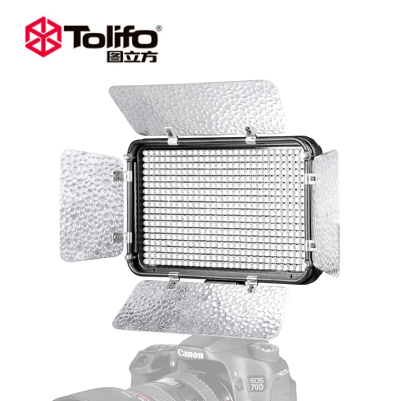 Tolifo pt-504s 30 Вт Светодиодные лампы видео для DSLR Камера со светодиодной Дисплей 2.4 г