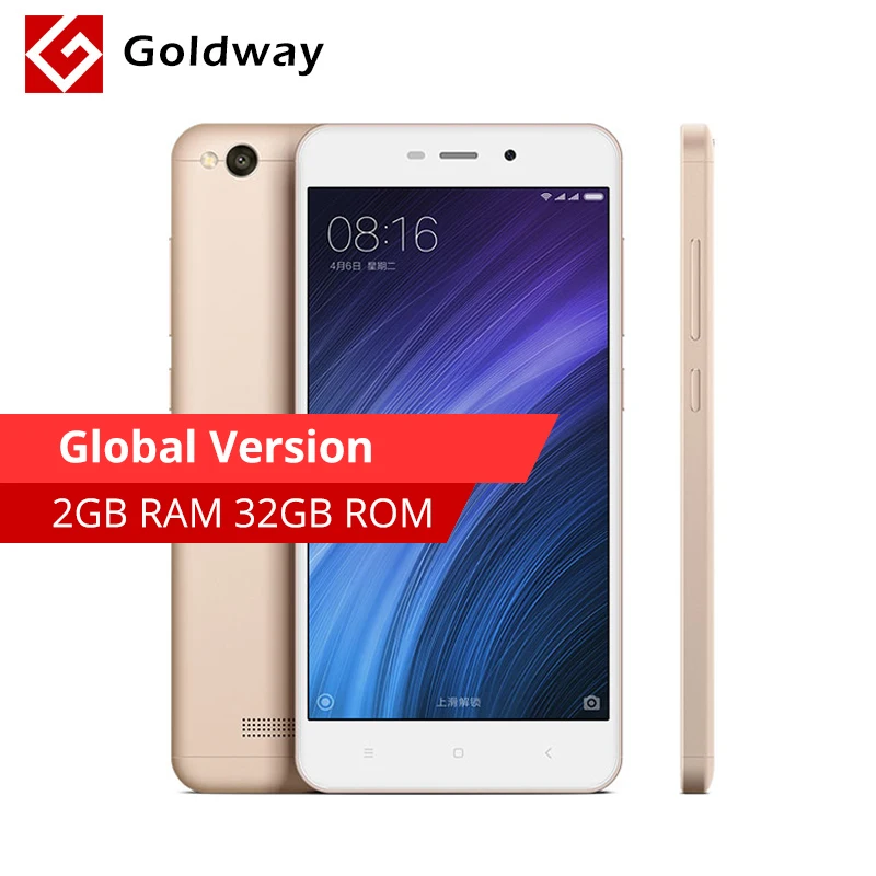 Глобальный Версия! Оригинальный Xiaomi Redmi 4A 4 2 ГБ оперативная память 32G ROM мобильный