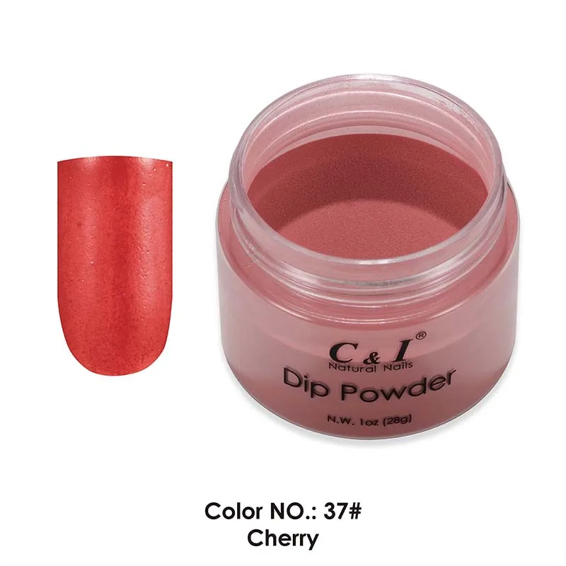 C& I Dip Powder, color#30-#60, цвет ногтей, эффект геля для ногтей, 28 г - Цвет: 37