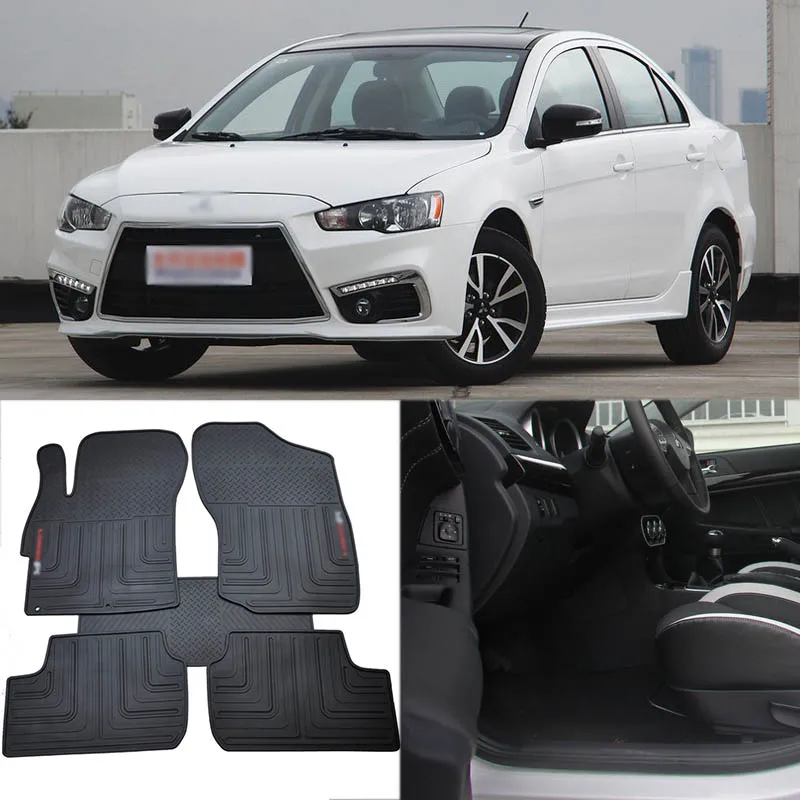 High Quality Full Set All Weather Heavy Duty Black Rubber Floor