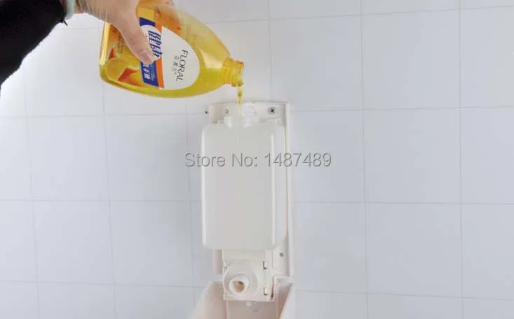 600 мл емкость дозатор жидкого мыла дозатор для лосьона настенный держатель для мыла большая кнопка