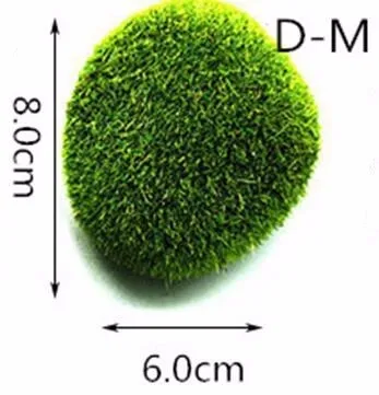 Искусственный мох камень бонсай Декор Сказочный Сад ремесло миниатюрный микро пейзаж зеленая трава Украшение Мини DIY домашний орнамент - Цвет: D-M