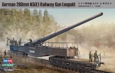 

Hobby Boss Model 82903 1/72 German 280mm K5(E) Railway Gun Leopold