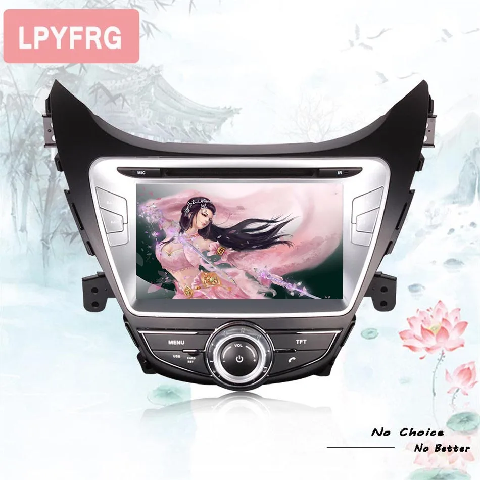 Octa CORE Android 9.0 car dvd gps player 4+64G For HYUNDAI ELANTRA/i35 2011-2013 Tape recorder navi