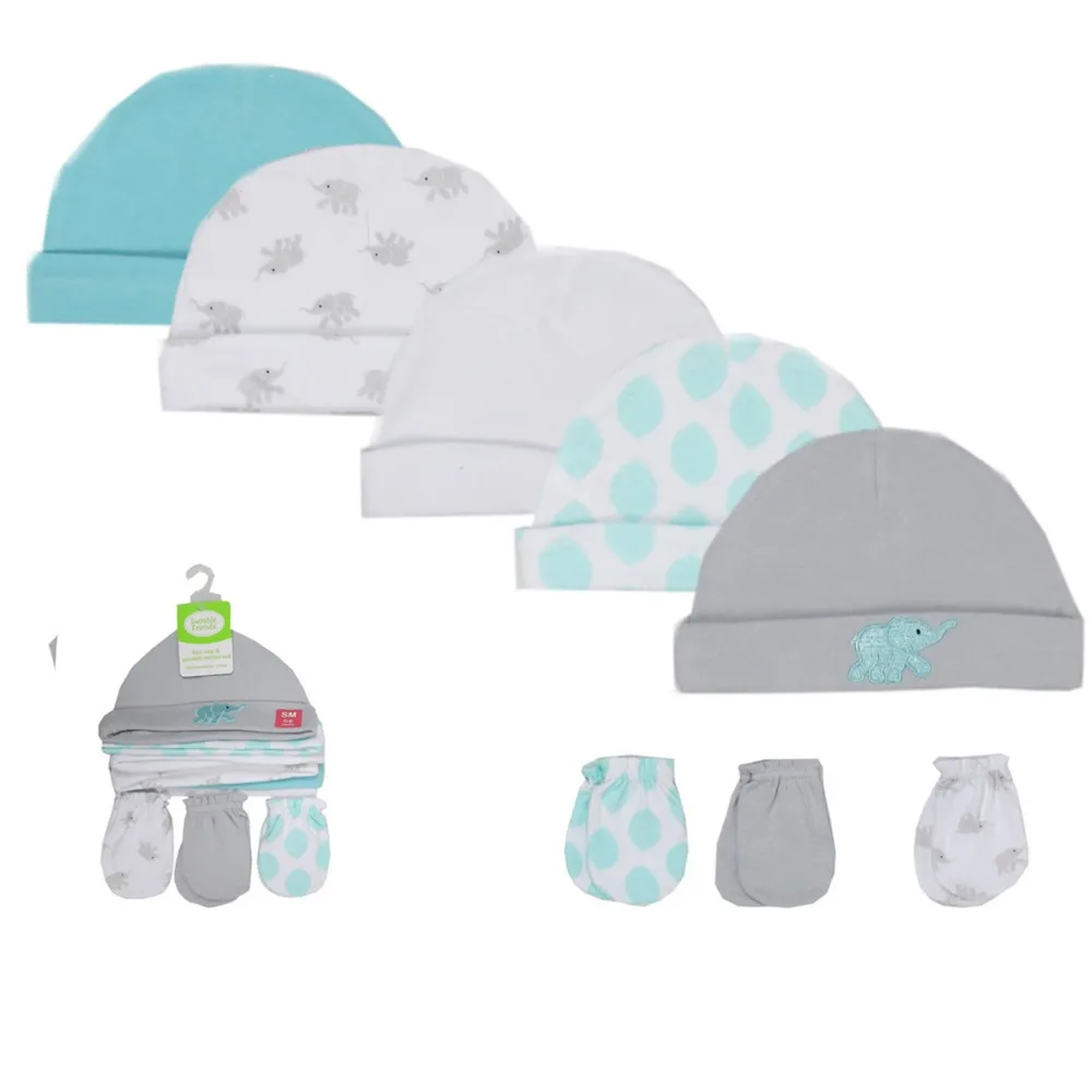 Детская одежда, шапки+ носки, весенне-летние хлопковые Товары для новорожденных, шляпы для мальчиков и девочек+ носки