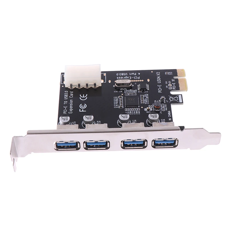 Плата расширения PCI e с 4 портами USB 3 0 Express PCIe концентратор портовый контроллер E