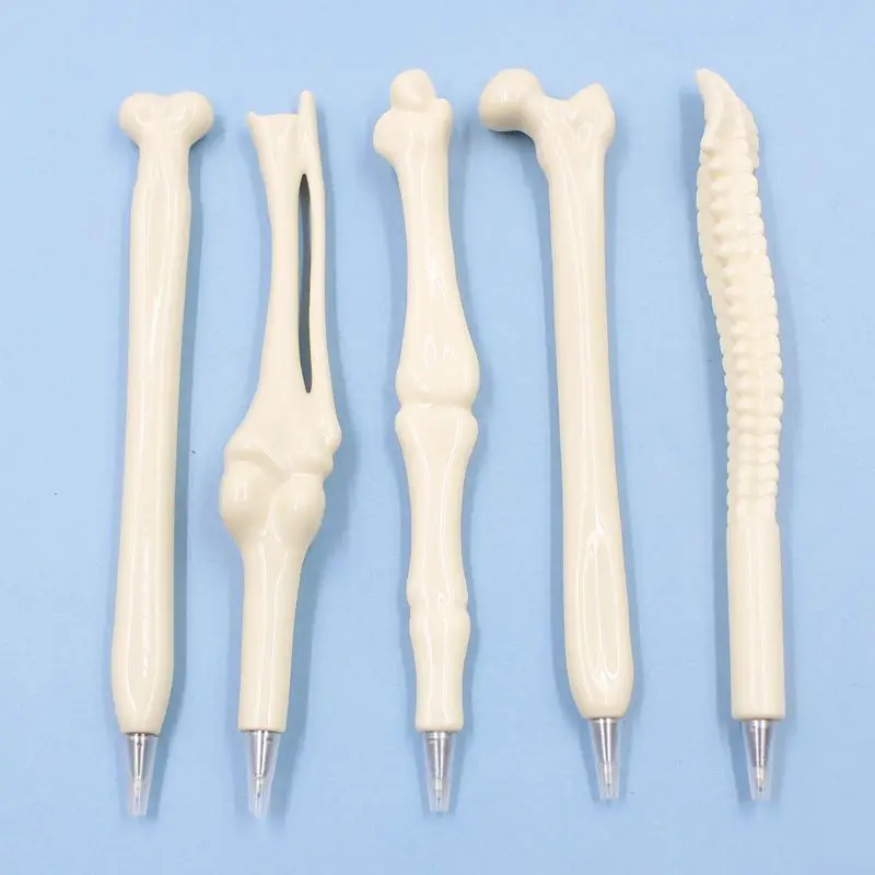 100 Pcs Bone Pen Ball Pens Monster Toy Ballpoint Pen Stationery School Supplies Office Accessories