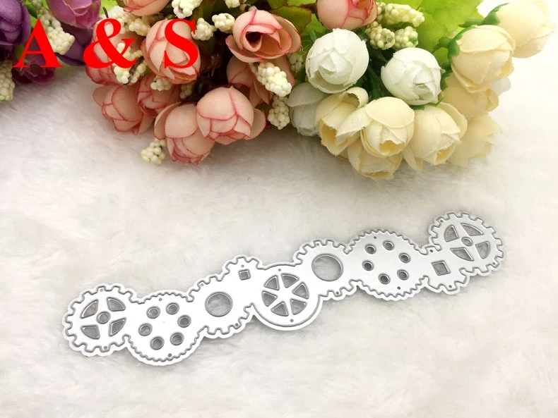  N317 METAL CUTTING DIES Wheel Gear Scrapbook card invitation paper craft party decor embossing sten - 32829503875