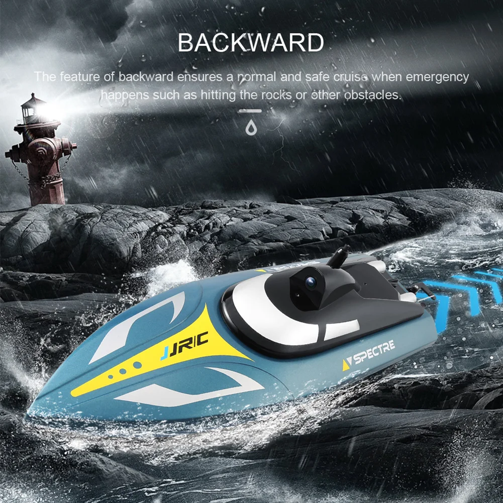

JJRC S4 HD Camera Radio FPV High Speed Toys WIFI Airship Real Time Remote Control Boat Water Cooling System Racing Waterproof