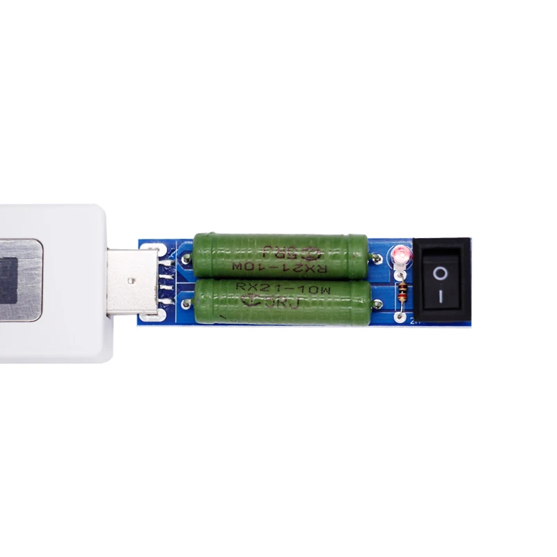 Электронный регулируемый ток 1А/2а USB сопротивление нагрузки напряжение мощность резисторы Мобильная мощность тестер сопротивления старения Скидка 40