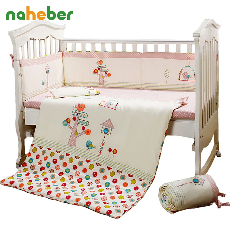 little bird cot bed duvet set