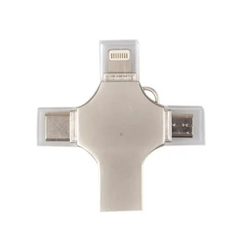 

4 in 1 Multifunctional OTG USB Disk Type-c Lightning-Android USB3.0 Encrypt Flash Drive for Xiaomi