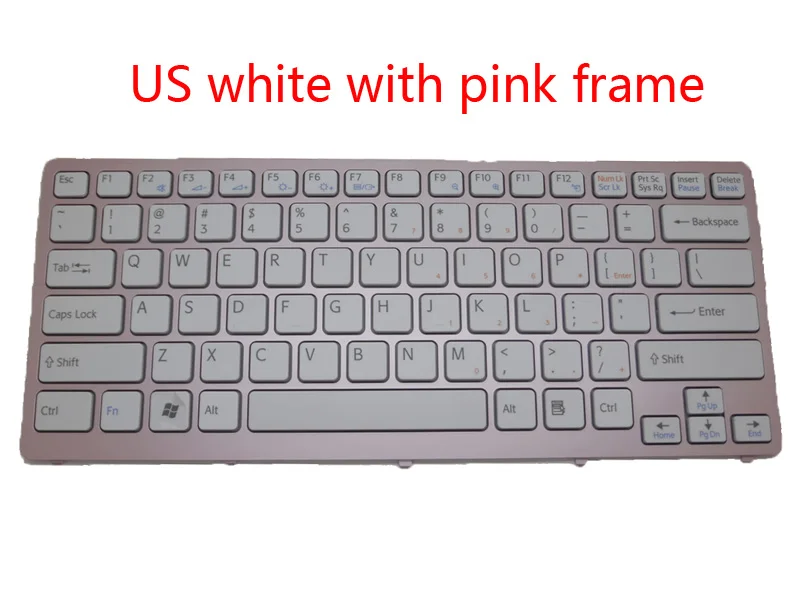Клавиатура для ноутбука Sony для VAIO VPC-CW VPCCW CW 148756111 148755521 148755911 148755911 148755521 США черный/белый