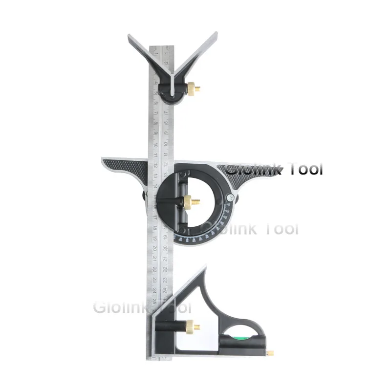 300MM professional carpenter tools Combination Square Angle Ruler Stainless Steel protractor Multi-function Measuring Tool carpenter measuring tool angle measuring tool woodworking measuring tool