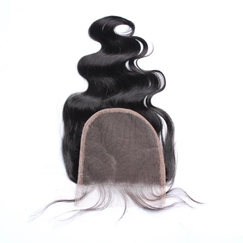 

6X6 Part Lace Closure Brazilian Hair Body Wave Human Hair Closure With Baby Hair Pre Plucked Bleached Knots Prosa Remy