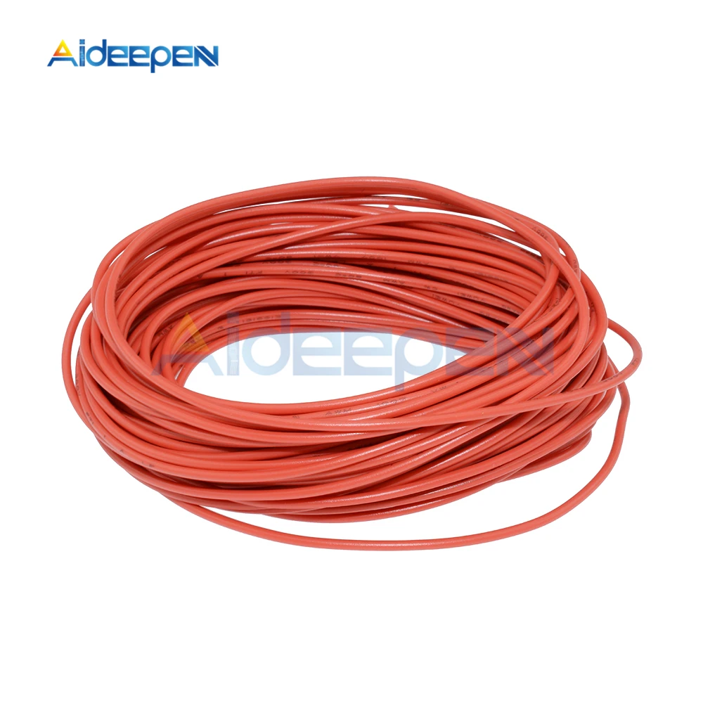 10 метров UL-1007 провод 24AWG ПВХ изолированный провод электрический кабель Монтажный провод 300V красный шнур
