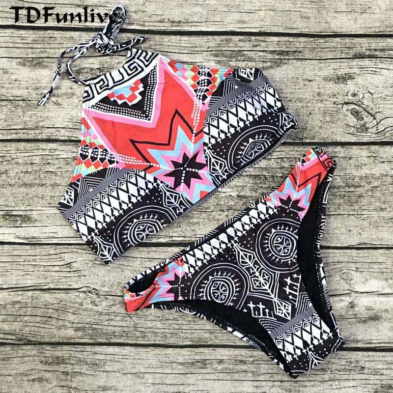

TDFunlive Biquinis Feminino Sexy Beach Swimwear Swimsuit For Women Push Up Bathing Suit Brazilian Bikini Traje De Bano Mujer