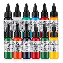 30 мл/бутылка чернила татуировки набор Microblading пигмент татуаж 12 Цветов татуировки и боди живописи тушью для татуировки