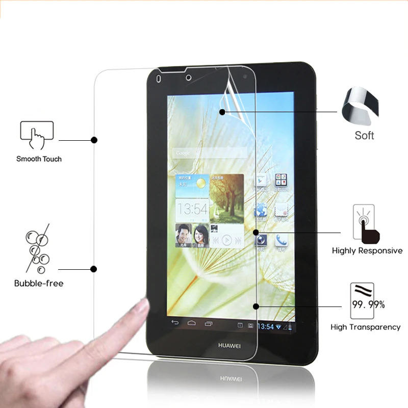 Película protectora de pantalla LCD HD ultrafina para Huawei S7 721U