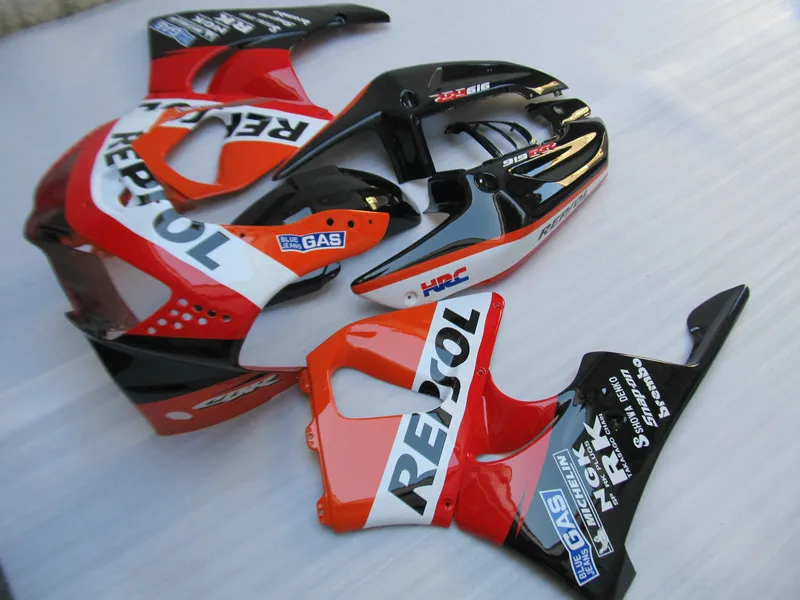 Комплект обтекателей для мотоцикла HONDA CBR900RR 98 99 CBR900 919 1998 1999 REPSOL Красный Черный ABS