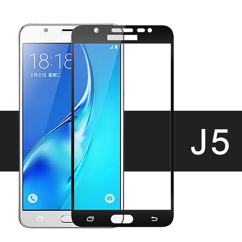 TOMKAS For Samsung Galaxy J3 J5 J7 2016 A3 A5 2017 to Edge Coverage Screen Protector Film For Galaxy J3 J5 J7 2016 A3 A5 2017    (22)