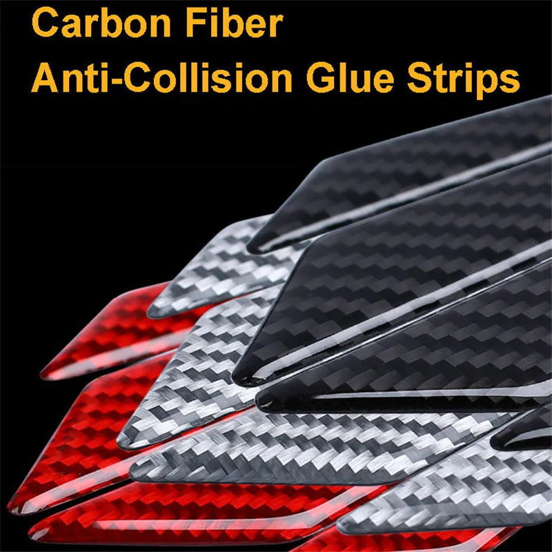 

Car-styling Carbon Fiber Car Door Anti-Collision Glue Strips Protect Sticker