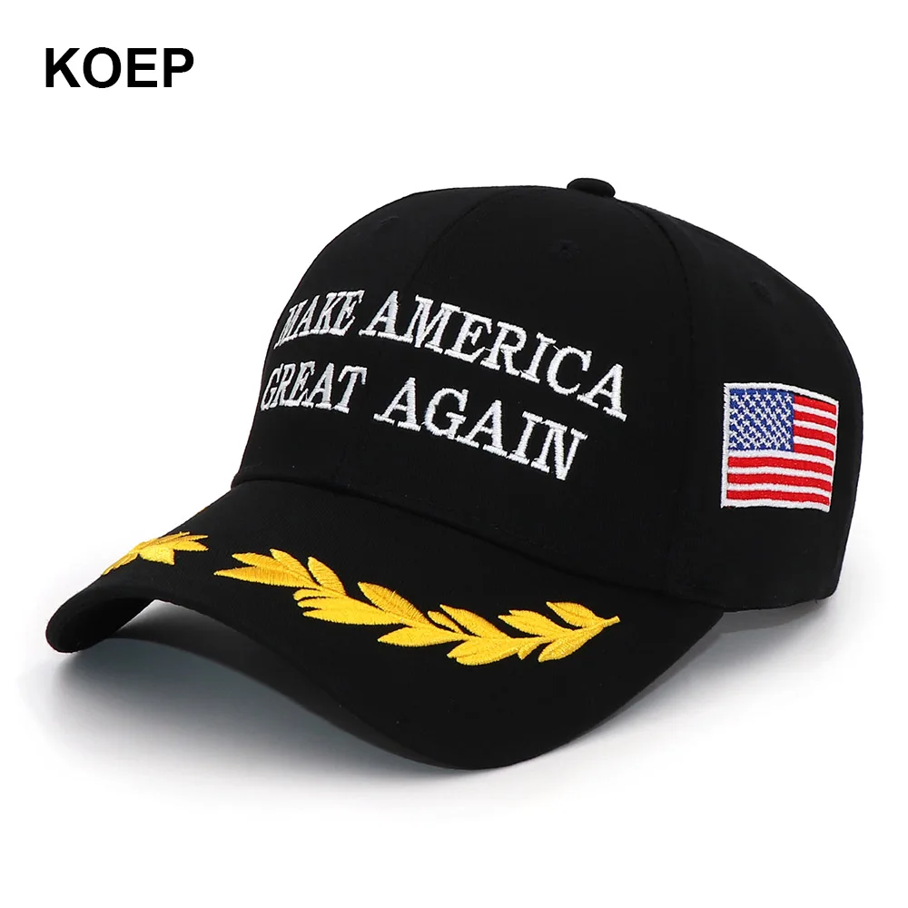 Толстовки с надписью «Make America Great Again» шляпа Дональд Трамп республиканский шапка-Кепка унисекс хлопок Регулируемая бейсбольная Кепка Gorras Para Hombre - Цвет: GLZ-B