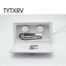 Белый RV внешний душ коробка комплект с замком лодка морской Кемпер дом на колесах караван аксессуары TYTXRV