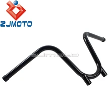 Универсальный мотоцикл 22 мм Bootlegger руль черный 7/" Руль откатная планка для Honda Yamaha Suzuki Kawasaki