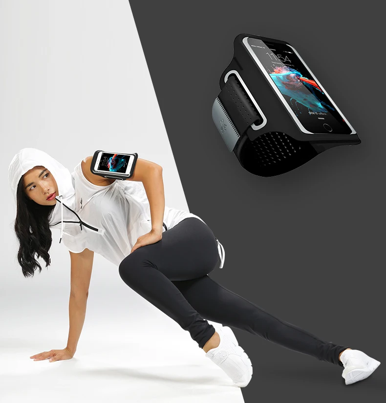 

Running Transparent Touch Screen Armband Phone Arm Pack Sport Arm Bag Arm Pocket Fitness Universal For iPhone Samsung Xiaomi