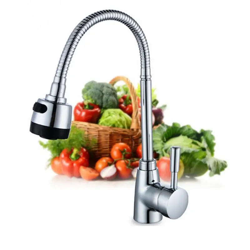 

Hot Selling Durable Cold and Hot flexible Kitchen Tap Kitchen Mixer Single lever Hole Water Tap Kitchen Faucet Torneira Cozinha