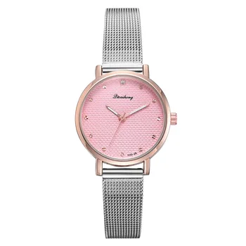 

Luxury Watch Women Fashion Silver Ultra-thin Mesh Wrist Watches for Women Casual Rose Gold Quart Watch Ladies Watch Reloj Mujer