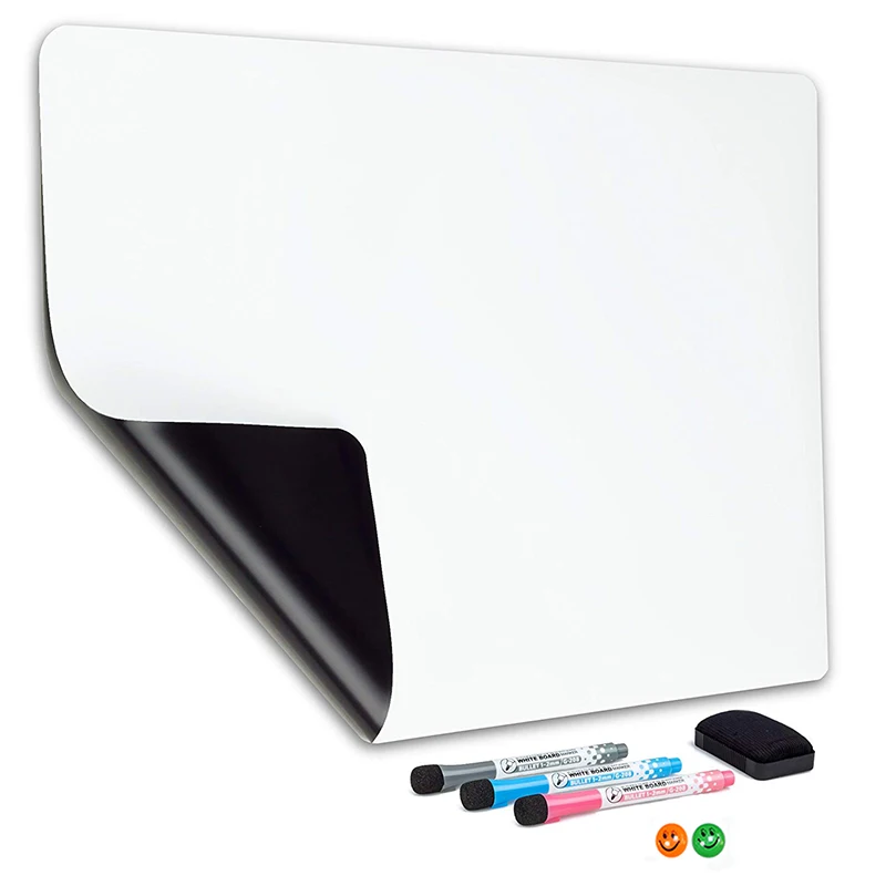 

Magnet whiteboard A3 soft magnetic board, Dry Erase drawing and recording board For Fridge Refrigerator with Free gift