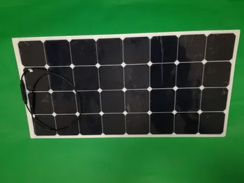 

High Efficiency 100W 12V Semi-Flexible Solar Panel for Camper, Caravan, RV, Boat, Marine